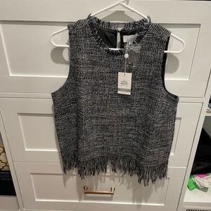 Navy baker fringe tank